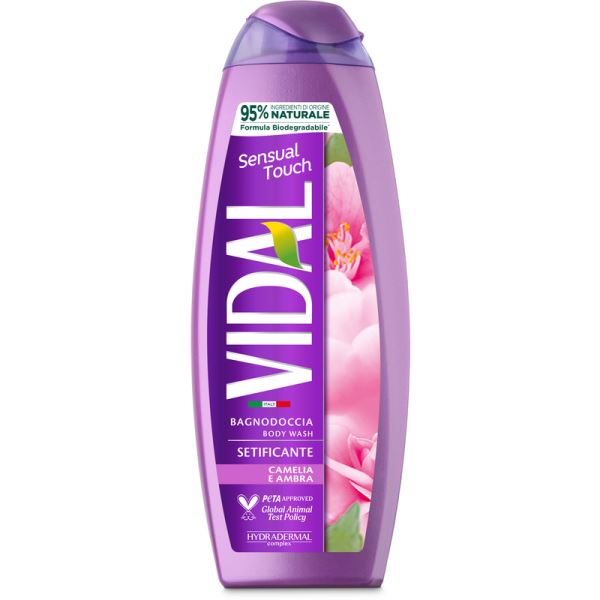 Vidal Bagnoschiuma 500ml Camelia&Ambra