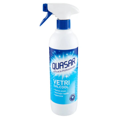 Quasar Spray Vetri con Alcool 580ml