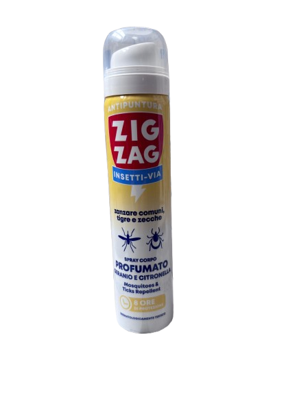 Zig Zag Repellente Spray 75ml Geranio & Citronella