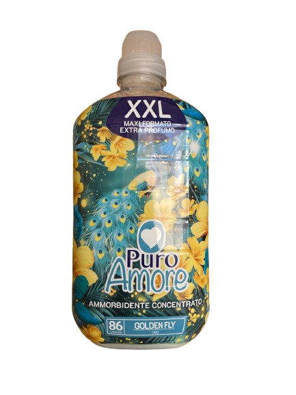 Puro Amore Ammorbidente Concentrato 86 Lavaggi Golden Fly