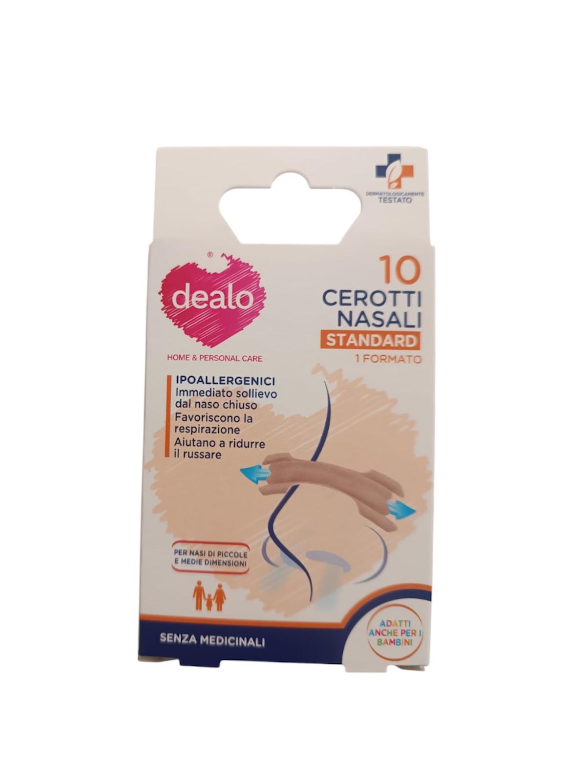 Dealo cerotti nasali standard x10pz