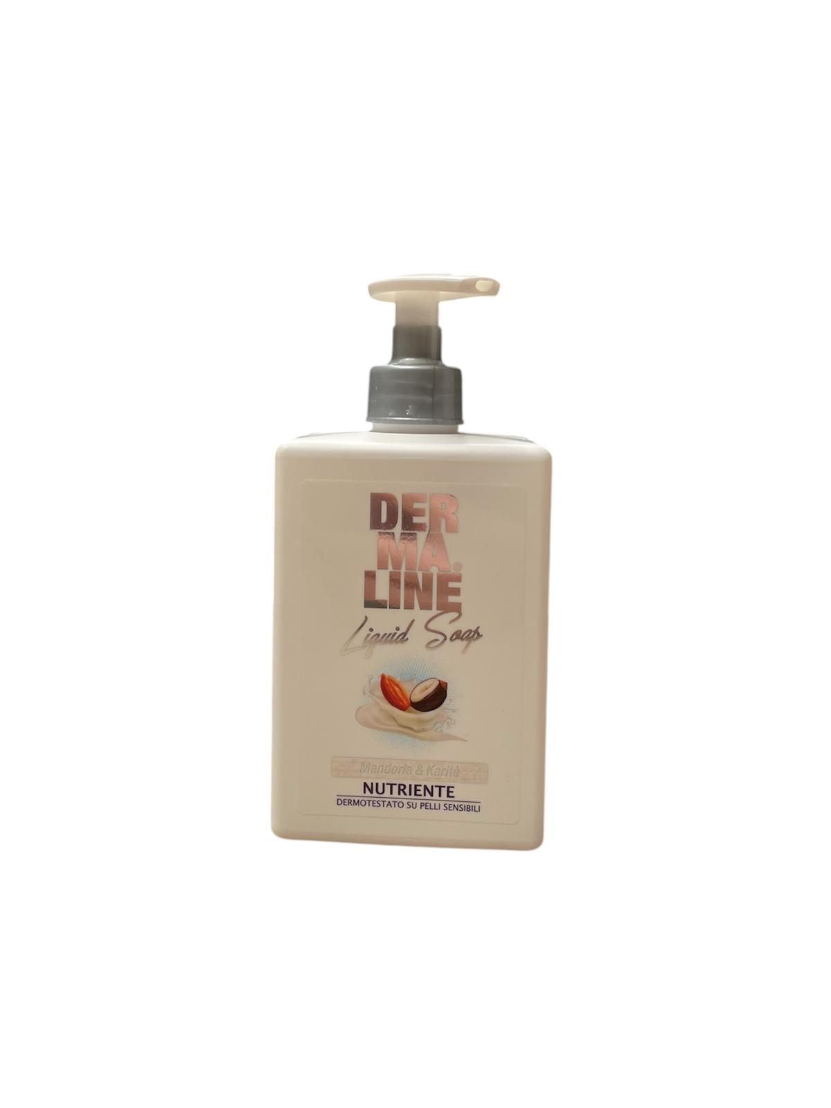 Dermaline sapone per mani 500ml mandorla e karitè