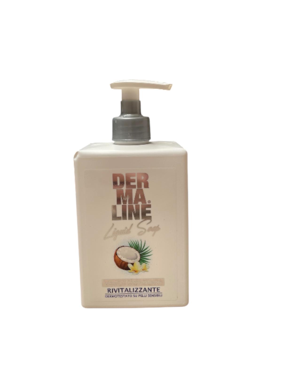 Dermaline sapone per mani 500ml Acqua di cocco e monoi 