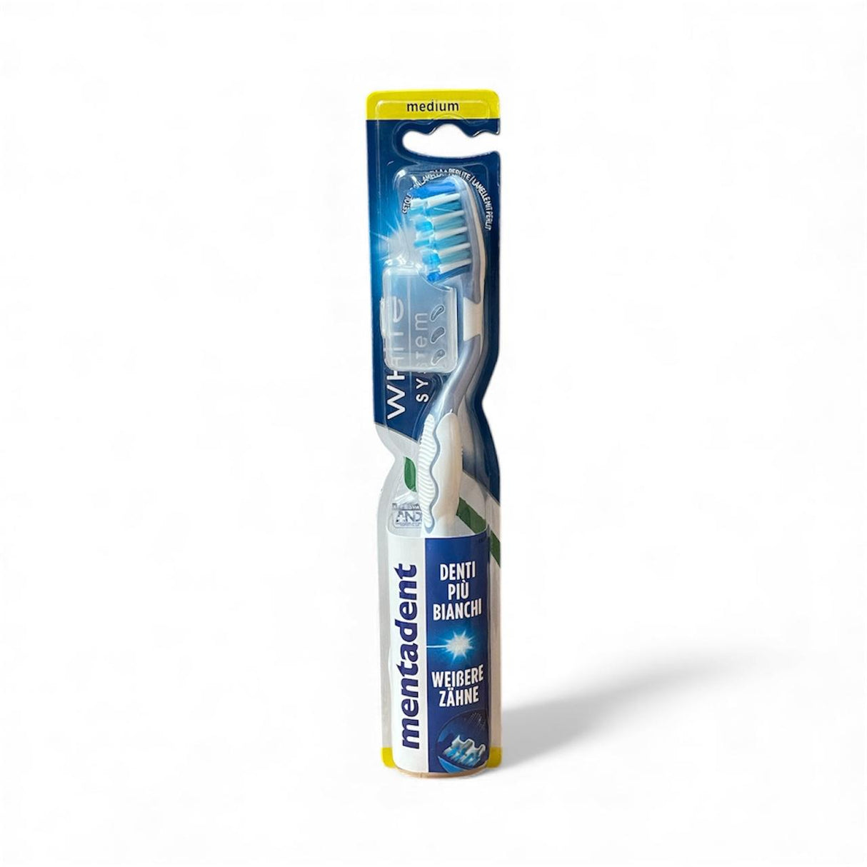 Spazzolino mentadent white system