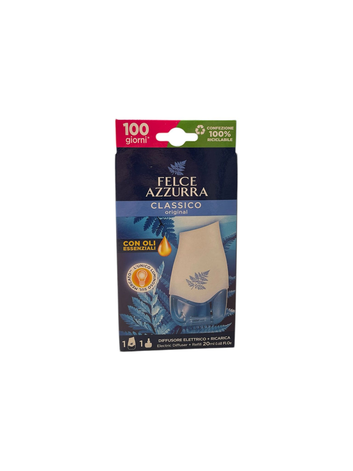 Felce Azzurra diffusore elettrico + ricarica Classico