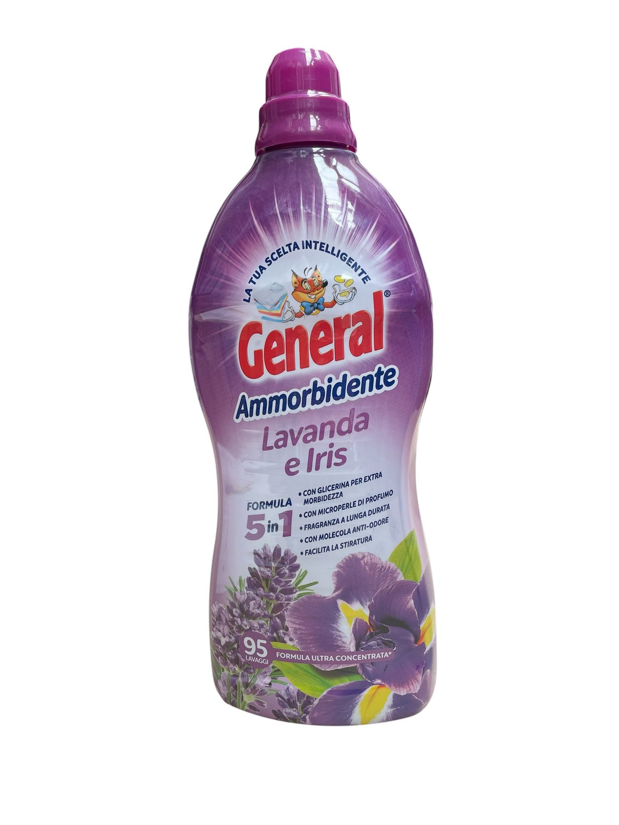 General Ammorbidente concentrato 95 lavaggi Lavanda e iris