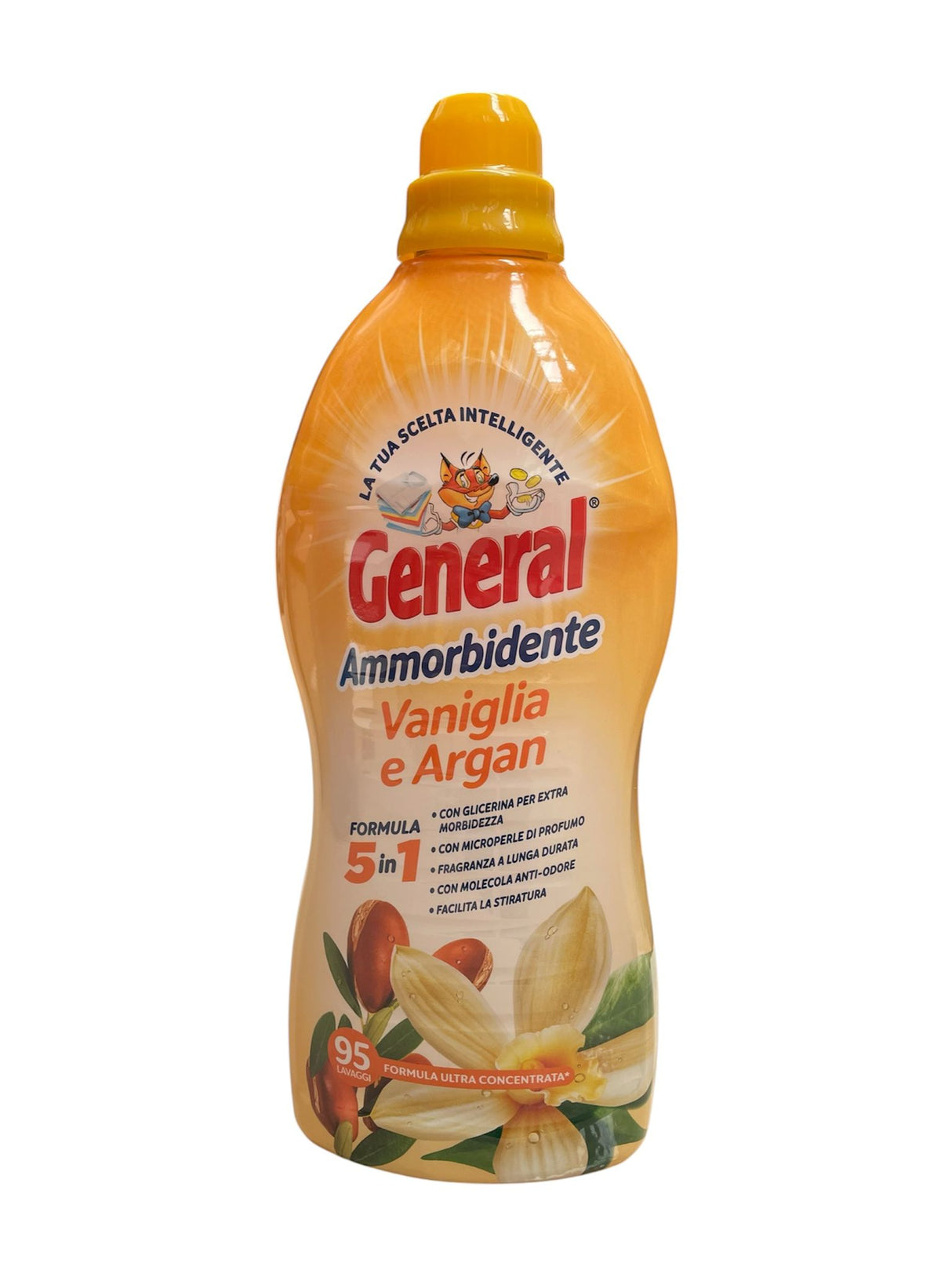 General Ammorbidente concentrato 95 lavaggi Vaniglia ed Argan