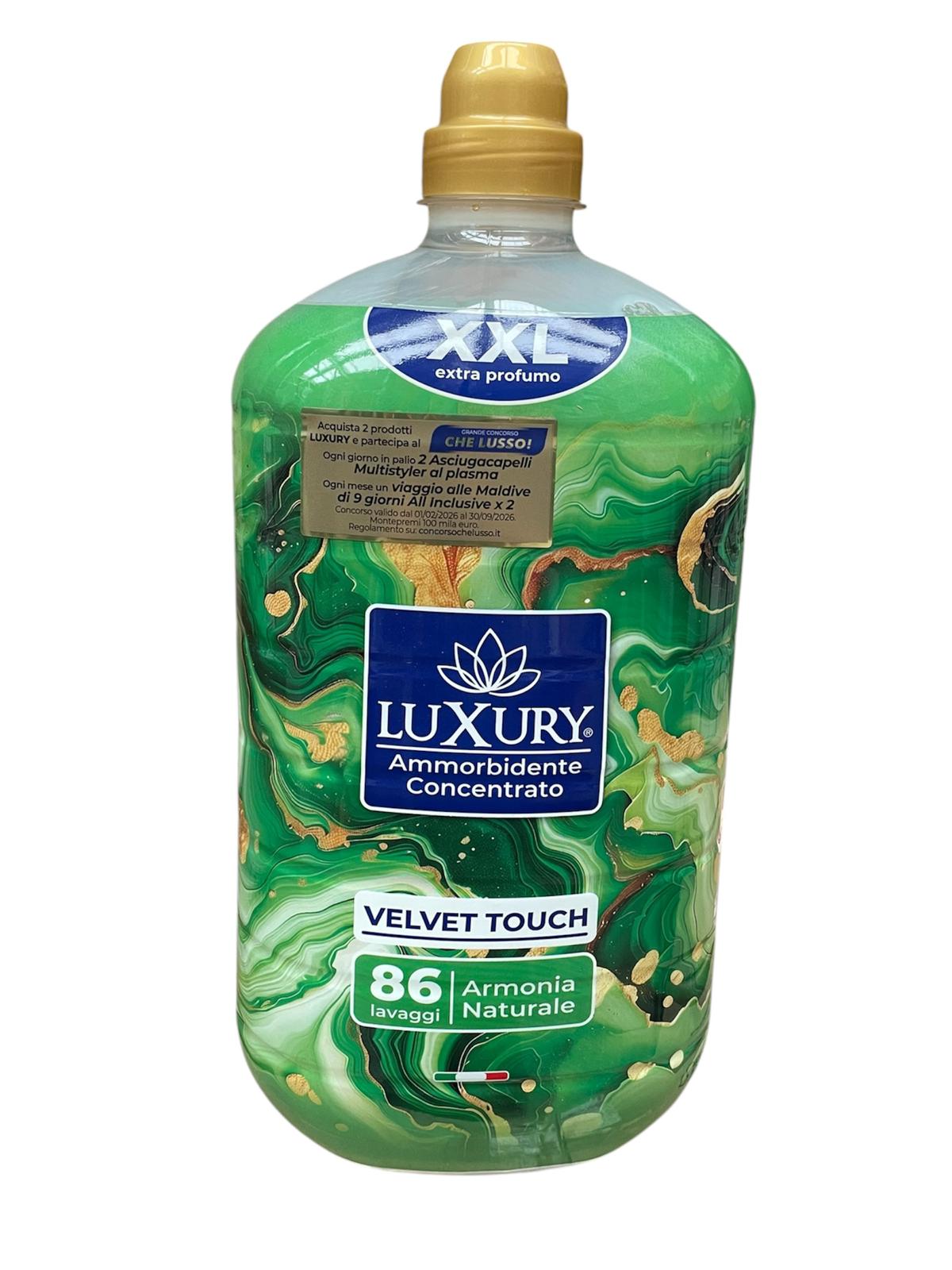 Luxury ammorbidente concentrato 86 lav. velvet touch verde