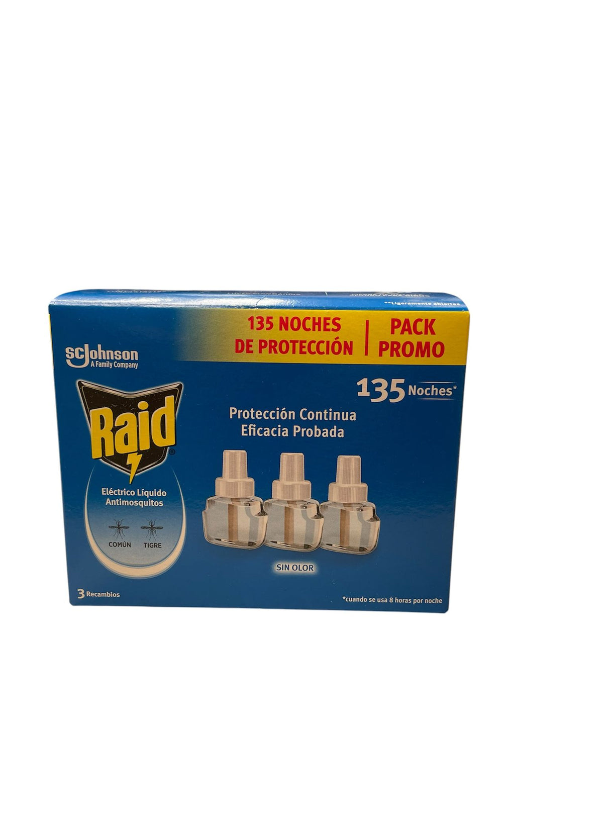 Raid liquido x3 ricariche da 45 notti