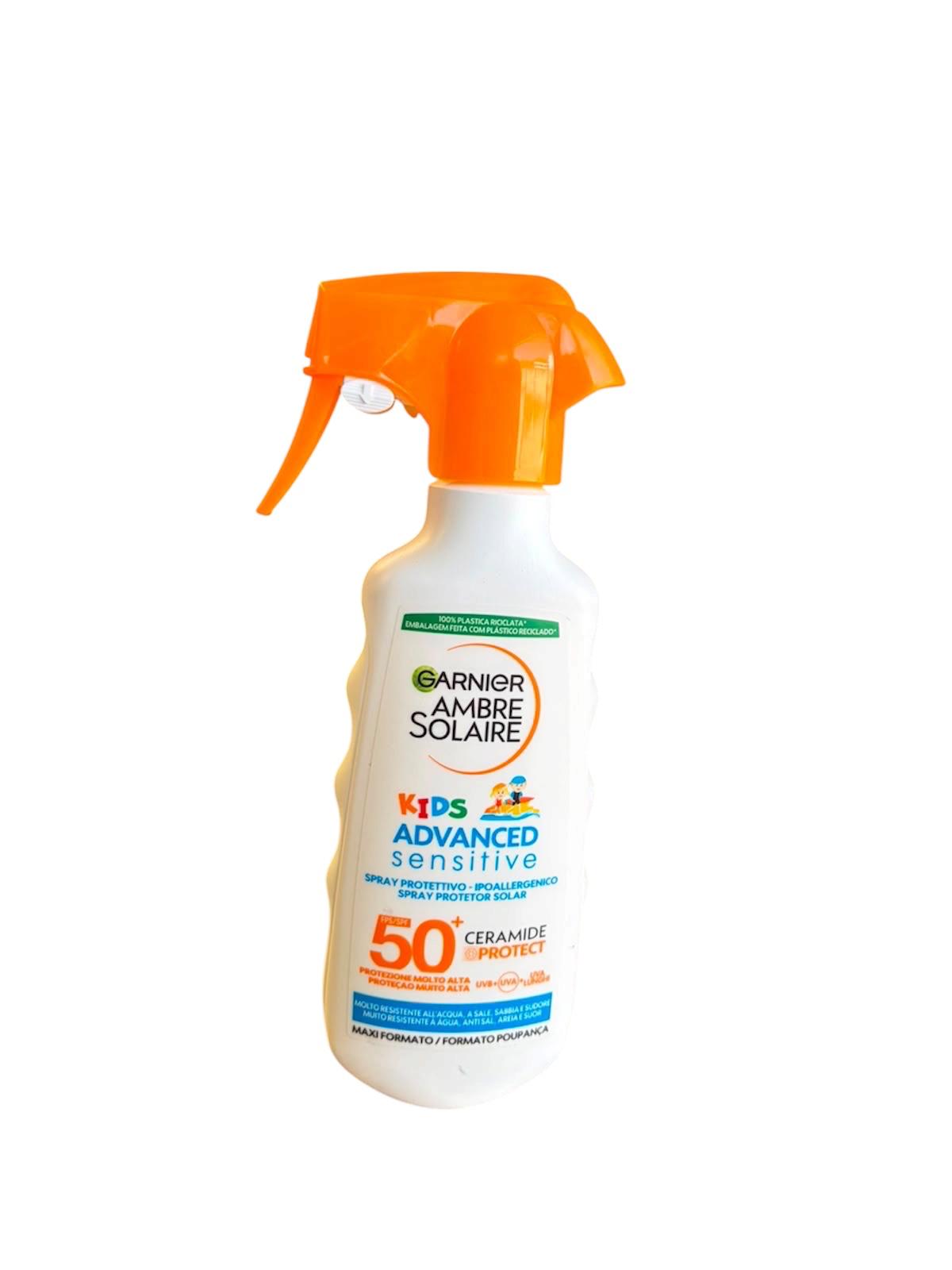 Garnier ambre solaire 270ml trigger kids 50+