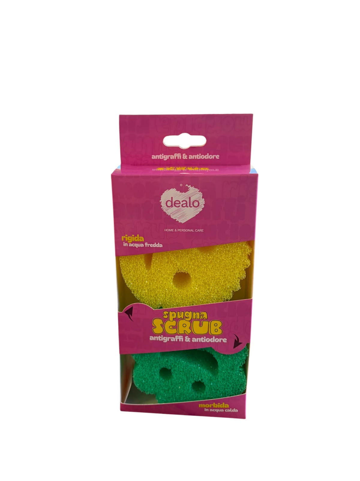 Dealo spugna scrub antigraffi e antiodore