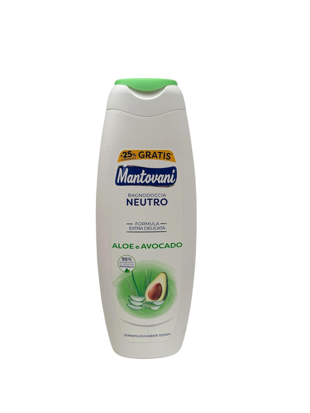 Mantovani Bagnoschiuma 400ml Aloe Vera & Avocado
