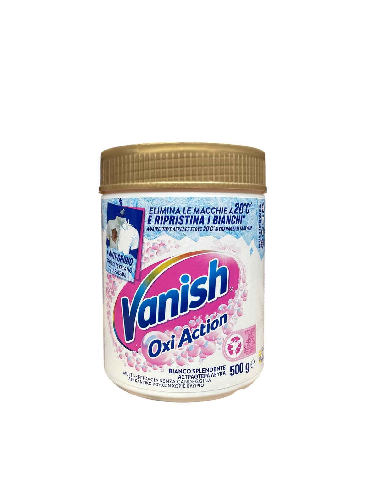 Vanish smacchiatore in polvere Bianco splendente 500g