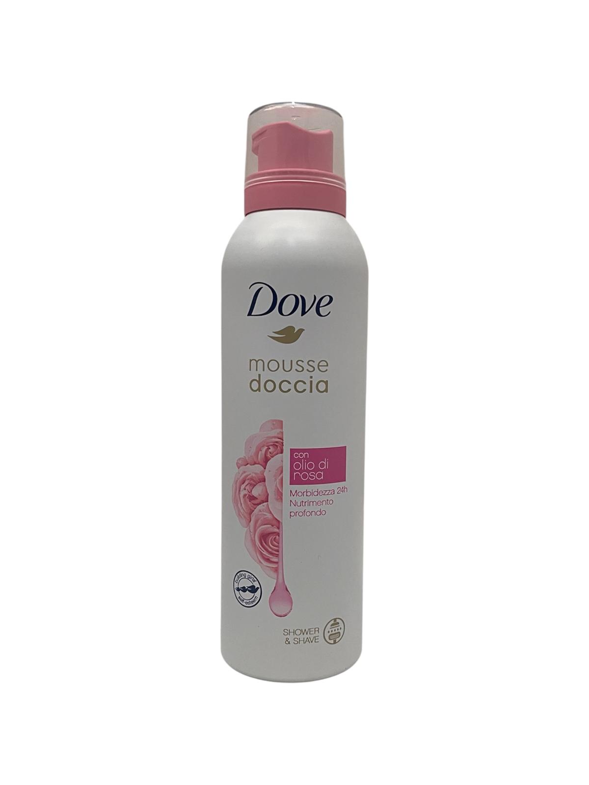 Dove bagnodoccia mousse 200 Ml Olio di Rosa