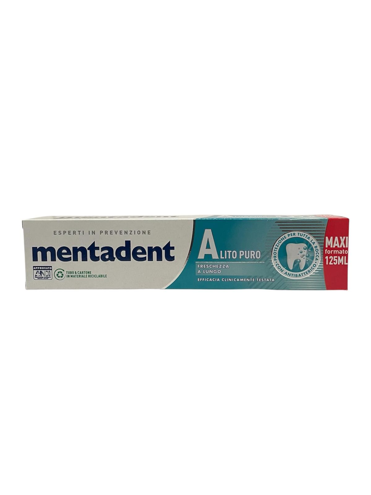 Mentadent dentifricio 125 ML Alito puro