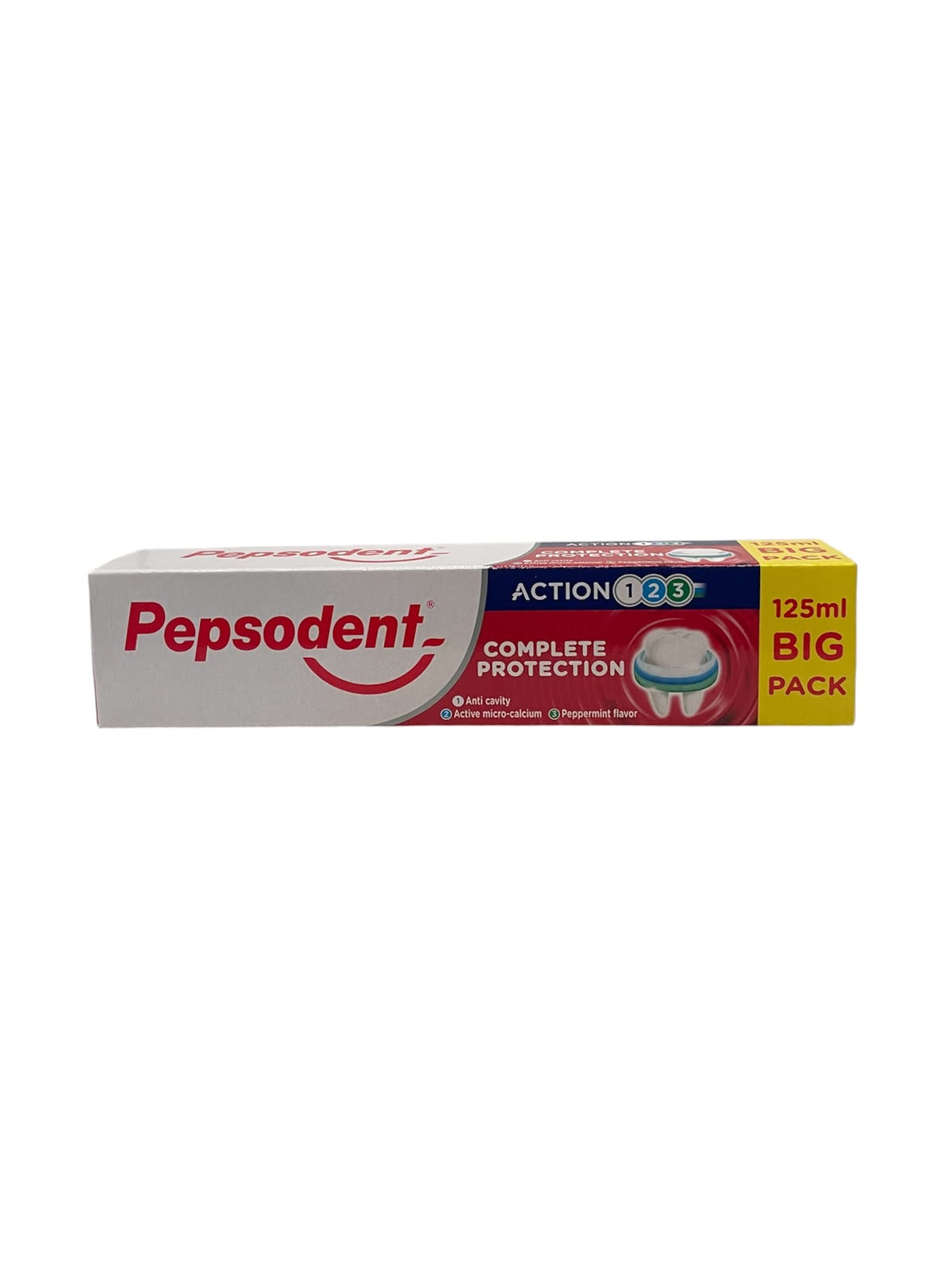 Pepsodent dentifricio 125 ml protezione completa rosso