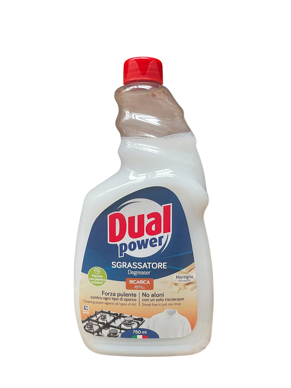 Dual Power Sgrassatore Ricarica Marsiglia 750ml