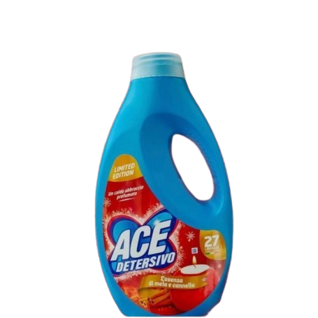 Ace Detersivo Lavatrice Liquido Mela &Cannella 27 lavaggi