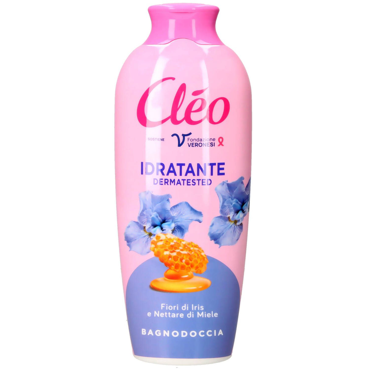 Cleò Bagnoschiuma 750ml Fiori di Iris & Nettare Di Miele