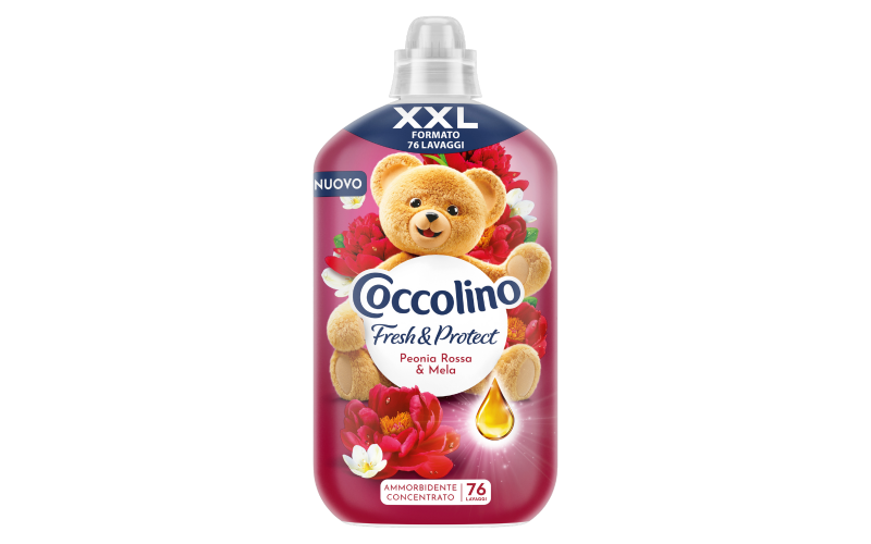 Coccolino Ammorbidente Concentrato PeoniaRossa & Mela 1750ml XXL 76 lavaggi