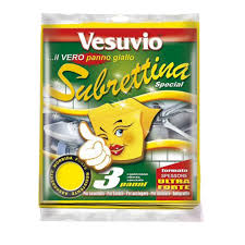 Vesuvio Panno Subrettina Gialla x3pz