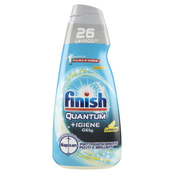 Finish Quantum Gel Lavastoviglie 560ml Limone
