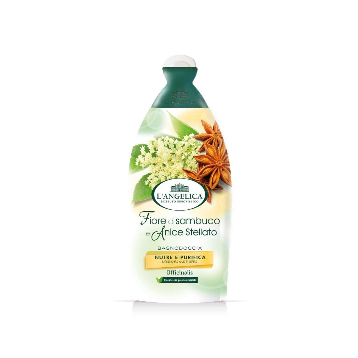 Angelica Bagnoschiuma 500ml Anice&Sambuco