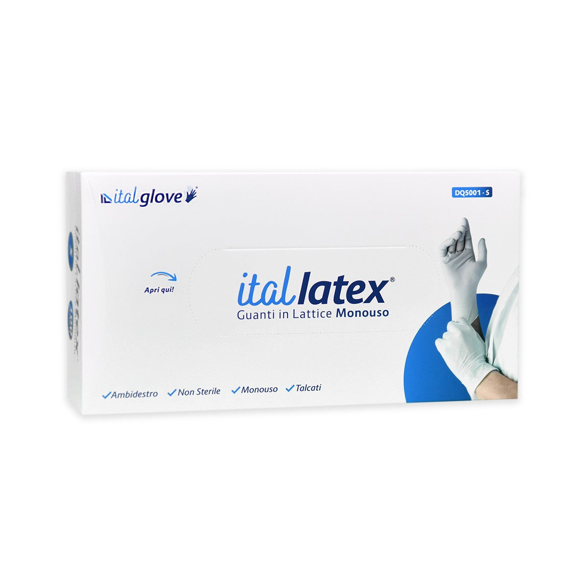Ital Glove Guanti Lattice x100pz Misura L