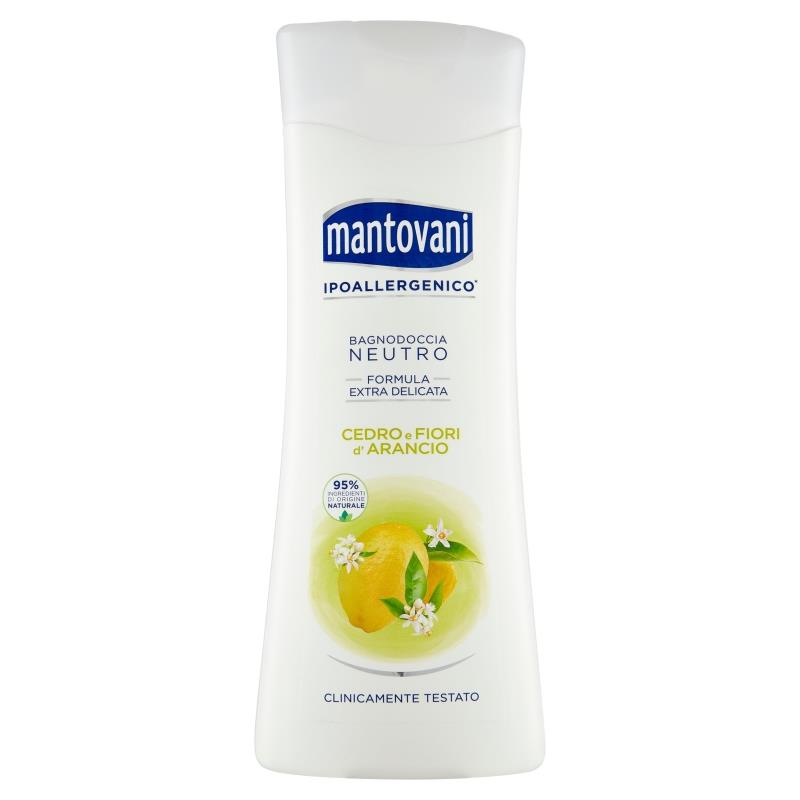 Mantovani Bagnoschiuma 400ml Cedro & Fior D'Arancio