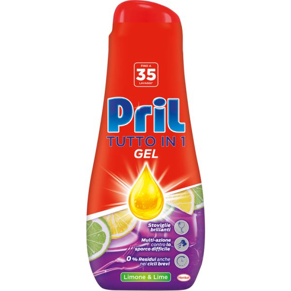Pril Gel Lavastoviglie Limone 630ml