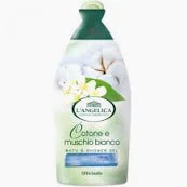 Angelica Bagnoschiuma 500ml Cotone & Muschio Bianco