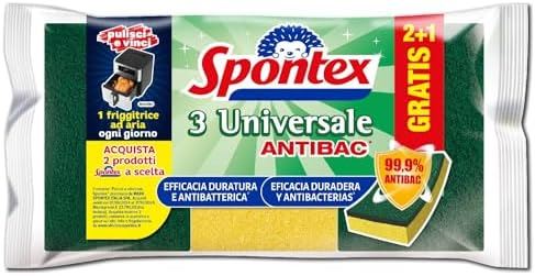 Spontex Spugne Piatti x3 Universale