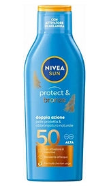 Nivea Sun Latte Solare Protect&Bronze 200ml FP50 Alta