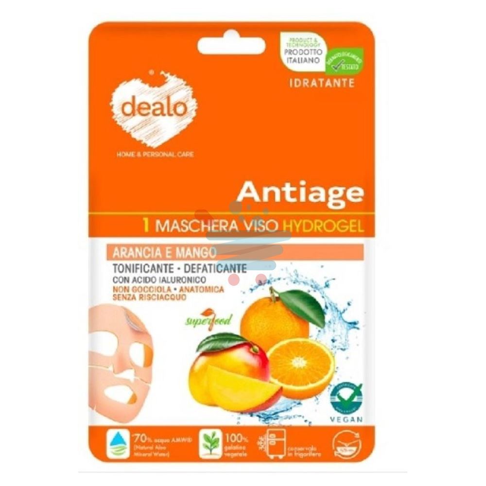 Dealo Maschera Viso Hydrogel Antiage