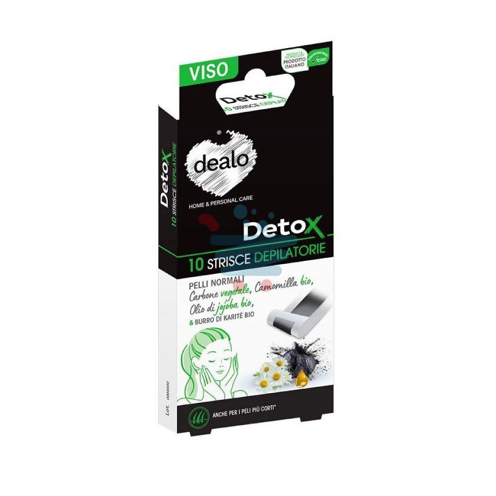 Dealo Strisce Depilatorie x10pz Detox Viso