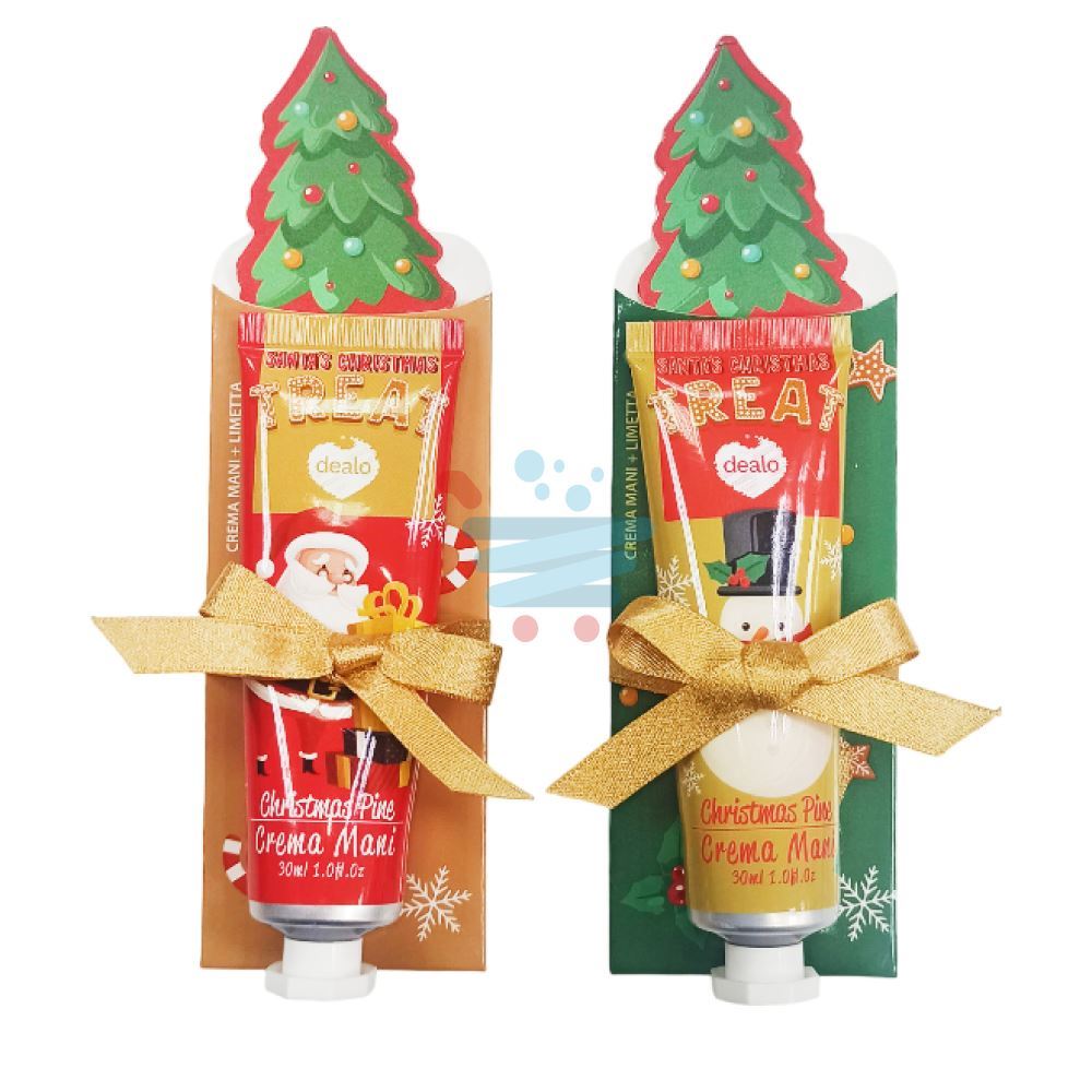 Dealo Set Crema Mani+Limetta Babbo Natale