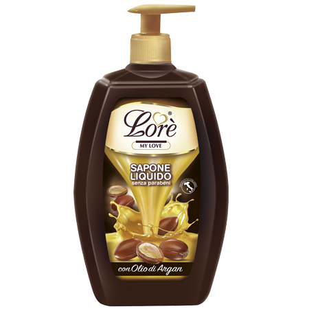 Lore' Sapone Liquido 700ml Con Erogatore Olio D'Argan