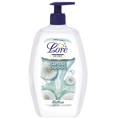 Lore' Sapone Liquido 700ml Con Erogatore Talco