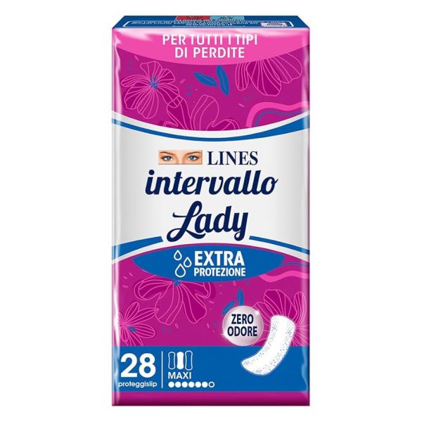 Lines Intervallo Maxi Lady Plus x28 Disteso