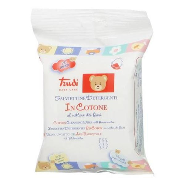 Trudi Salviettine X20pz detergenti in cotone