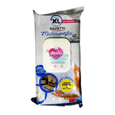 Dealo Salviettine Igienizzati Per Superfici x40 pz Con Tappo