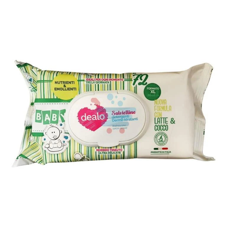 Dealo Salviettine Imbevute x72pz Cocco&Latte