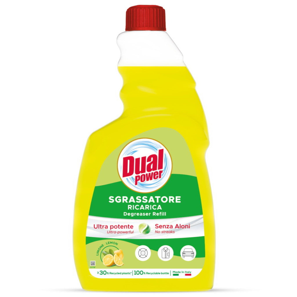 Dual Power Sgrassatore Ricarica Limone 750ml