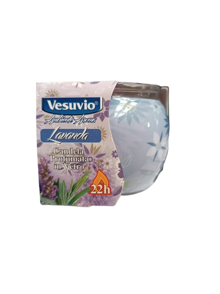 Vesuvio Candela Profumata In Vetro 22H Lavanda