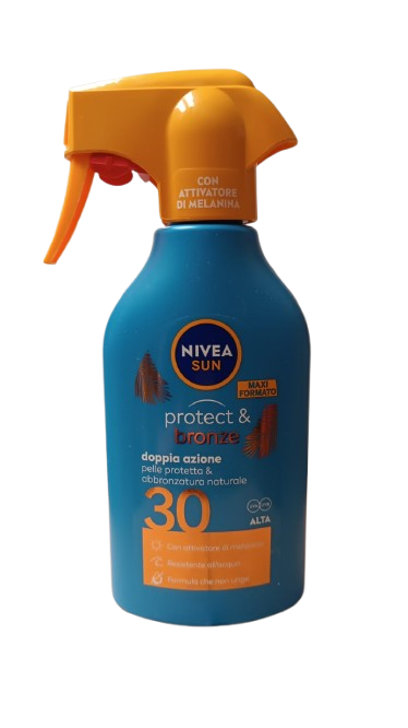 Nivea Sun Trigger Solare Protect&Bronze 270ml FP30 Alta Spray