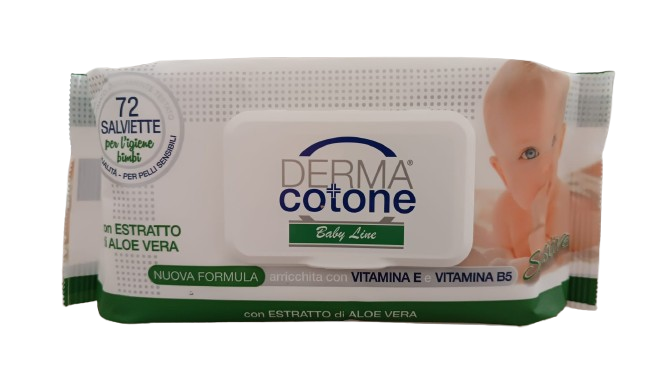 Dermacotone Salviettine x72 pz Aloe Vera