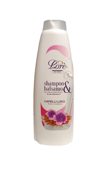 Lorè Shampoo 700ml Capelli Lisci