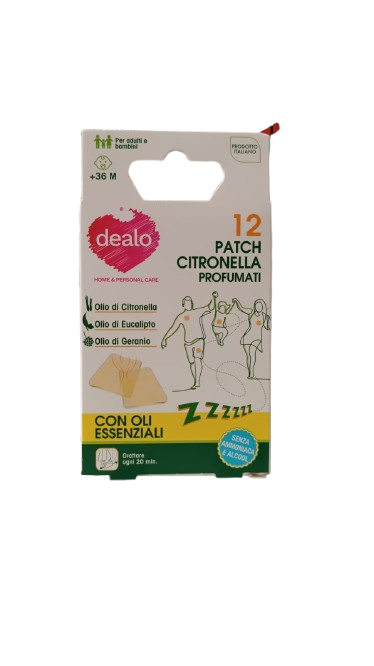 Dealo Cerotti Anti Puntura Zanzare x12pz