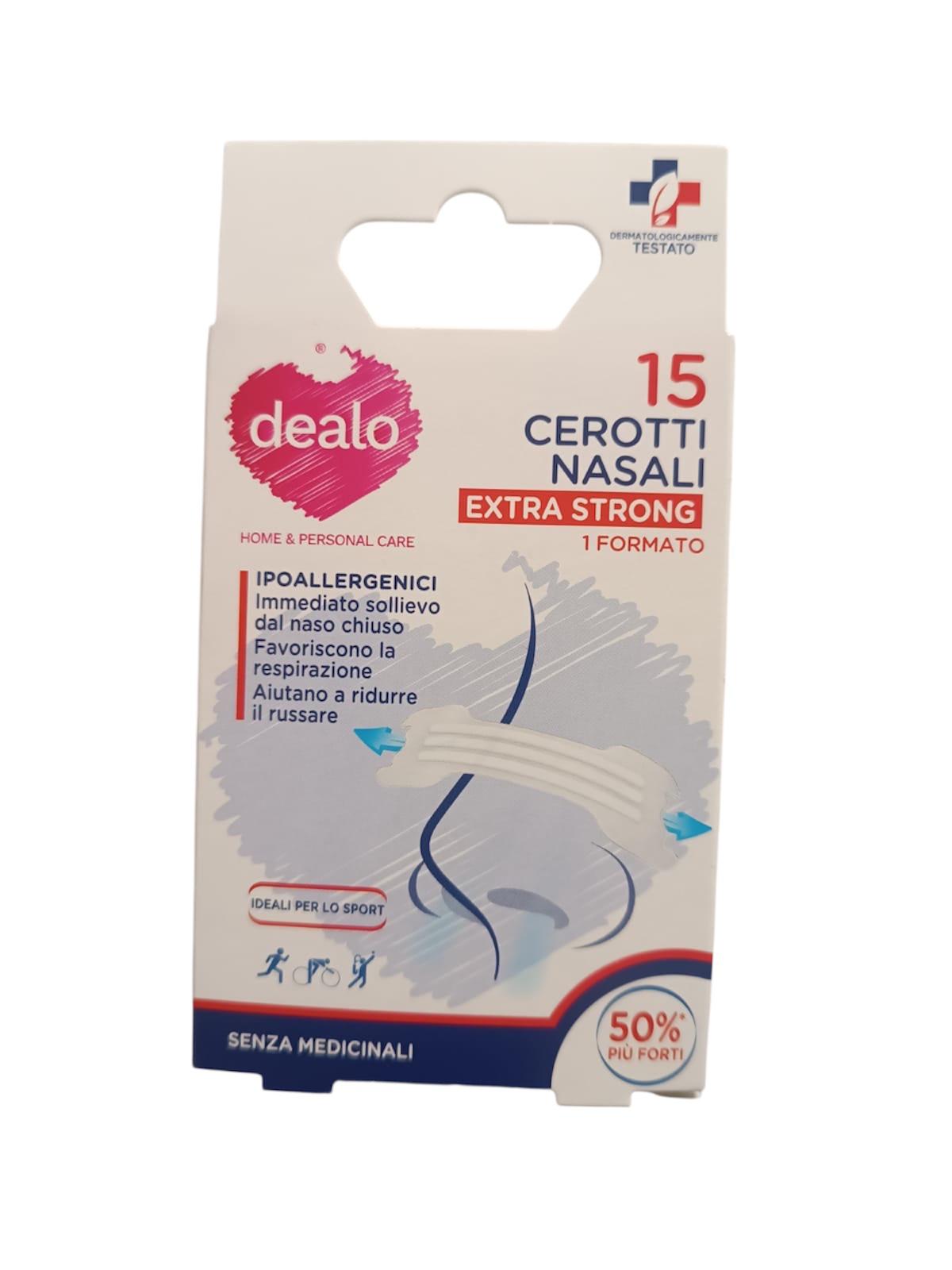 Dealo cerotti nasali extra forti x15pz.