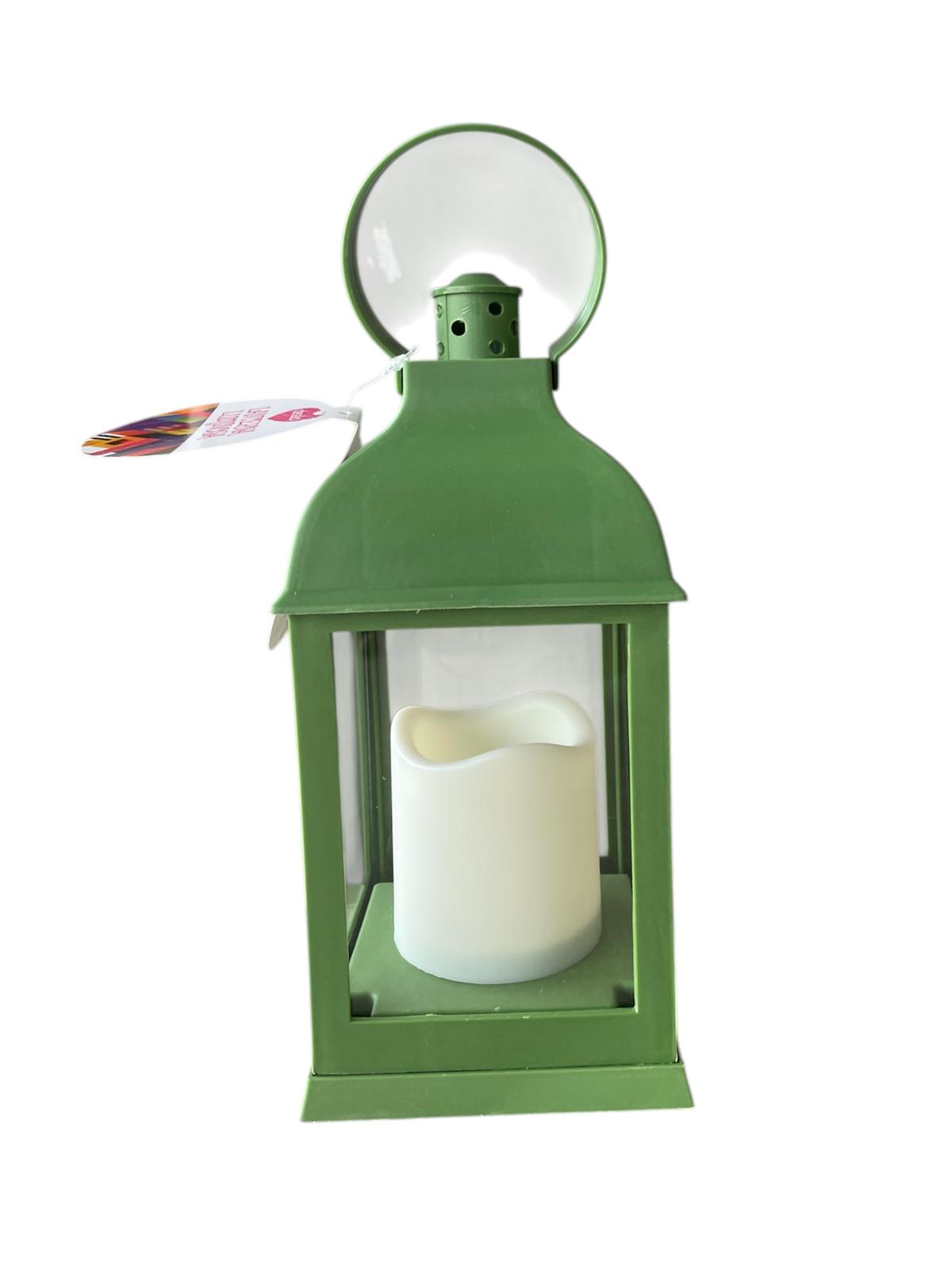Dealo Lanterna natalizia 22,5 cm Verde